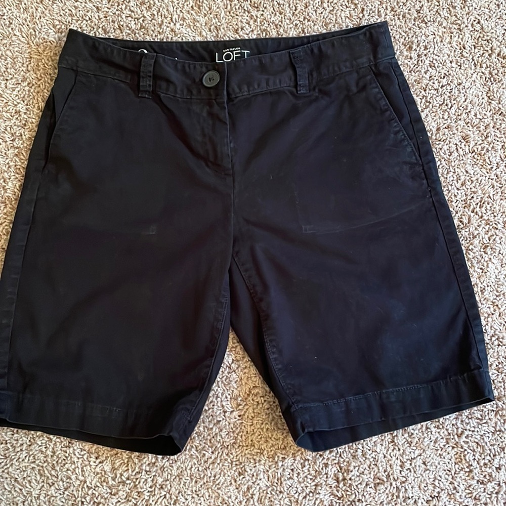 Loft black shorts. Size 2